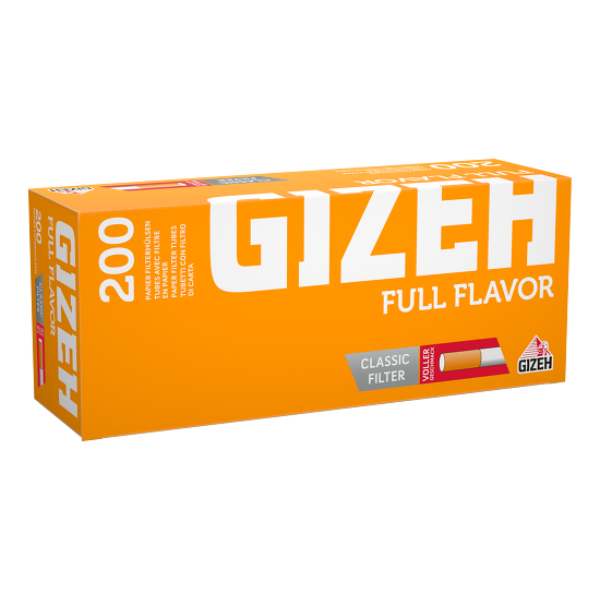 GIZEH Hülsen Gelb 5 x 200 Stück
